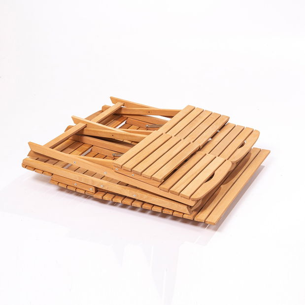 Set grădină masă și scaune (5 kusov) Mackenzie 2 (natural + crem)