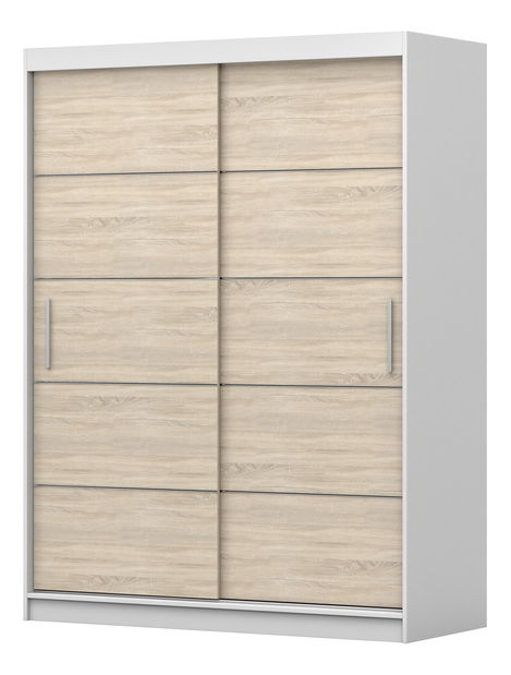 Šatníková skriňa Viola 06 (dub sonoma + biela)