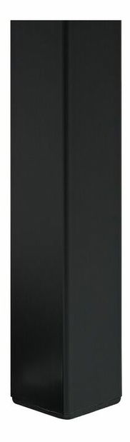 Manželská posteľ 180 cm CONNET (s roštom) (čierna)