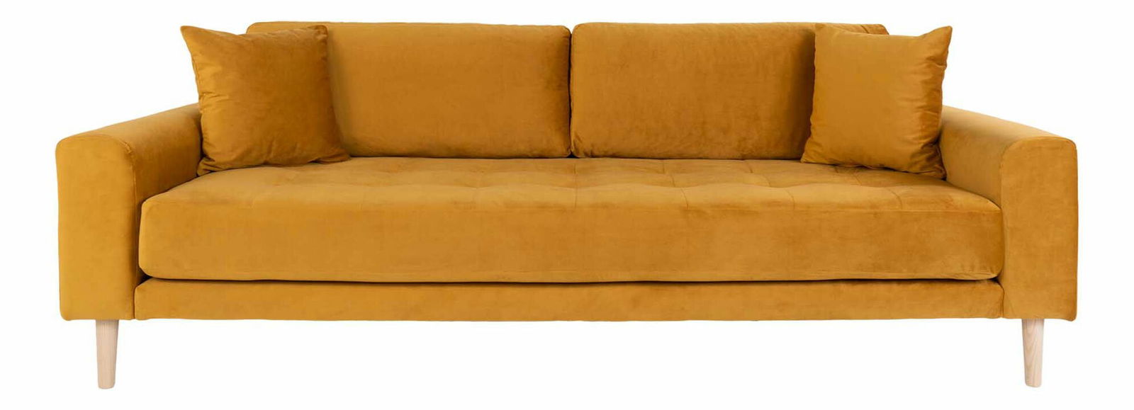 Canapea cu trei locuri Lvaveriaora 3 (muștar)