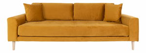 Pohovka trojsedačka Lvaveriaora 3 (horčicová)