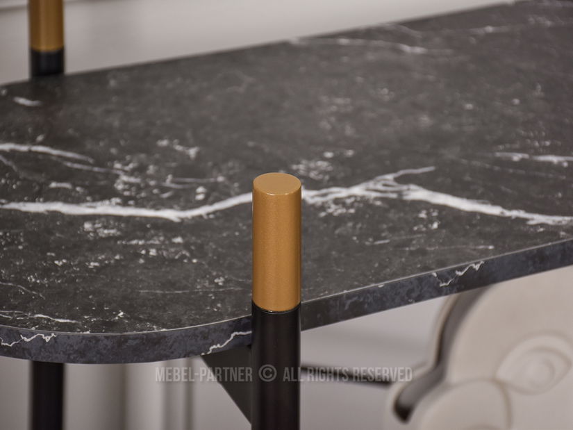 Konzolový stolík Inge (čierna)