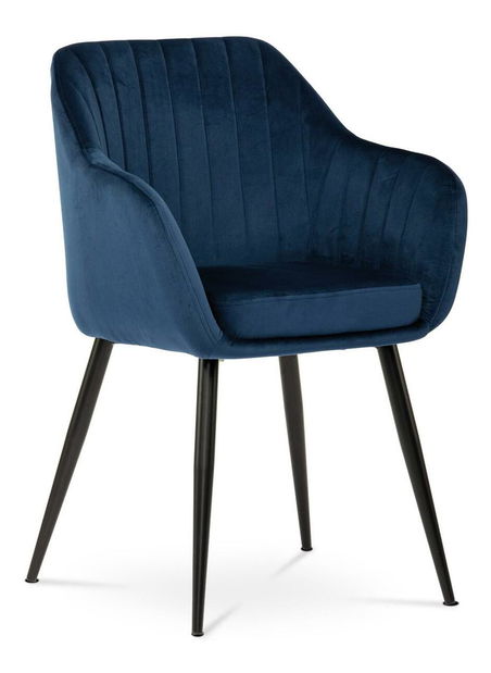 Jedálenská stolička Prevalecio (modrá)