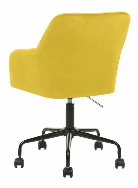 Scaun de birou Akintunde (galben)
