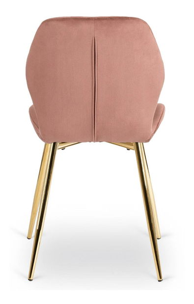Scaun sufragerie Inolvidable (roz + auriu) 