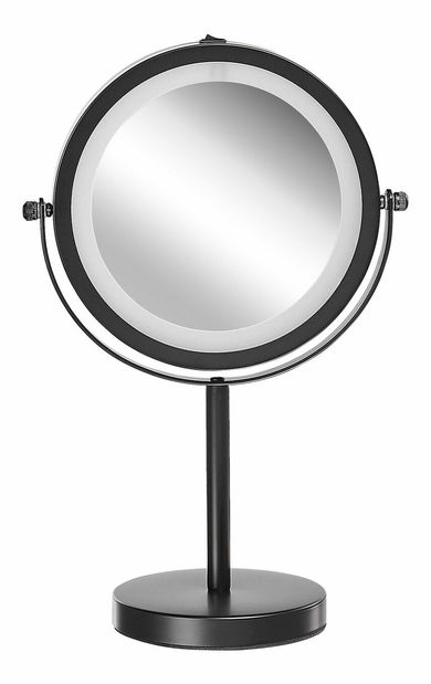 Oglindă machiaj ø 17 cm Tucha (negru)