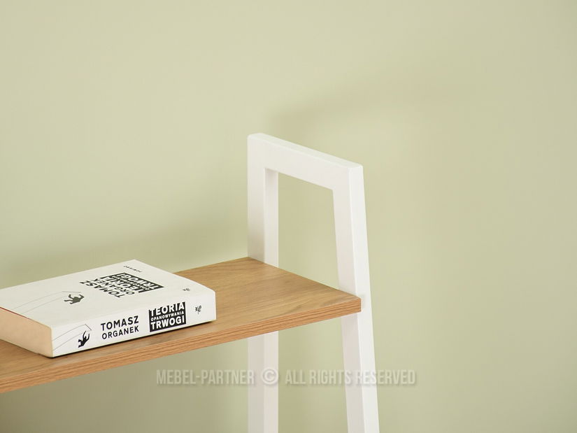 Regál Jeans (tölgy + fehér)