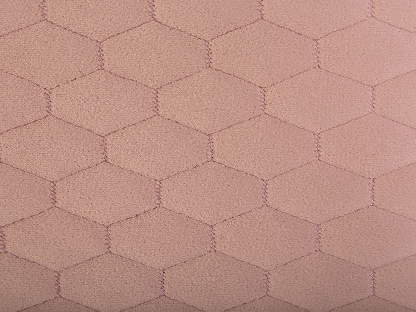 Manželská posteľ 140 cm BARON (s roštom) (ružová)