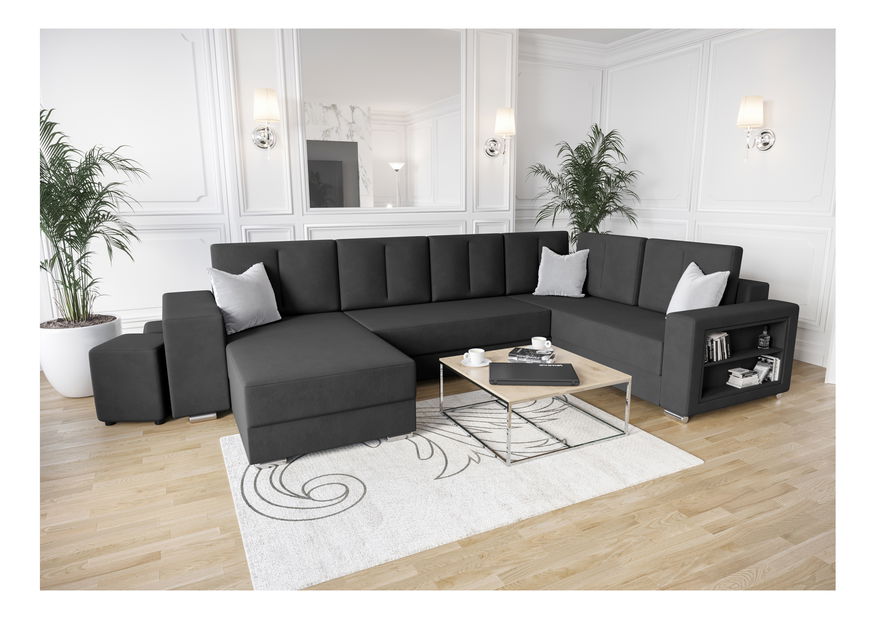 Kutna garnitura Kin (siva) (D)