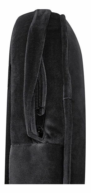 Fotoliu TOMSO (zamat) (negru)