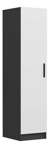 Ormar za garderobu Mintenker (bijela + antracit)