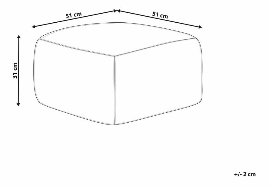 Taburetka Ulrik (červená) 