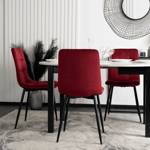 Blagovaonska stolica Permite (bordo) 