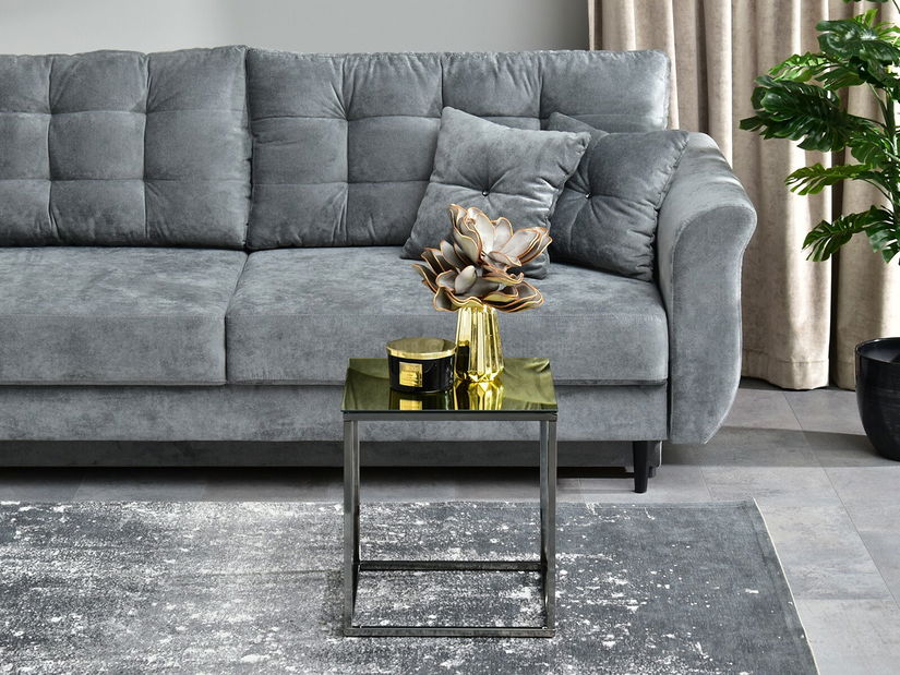 Dohányzóasztal Bella M (arany + fekete)