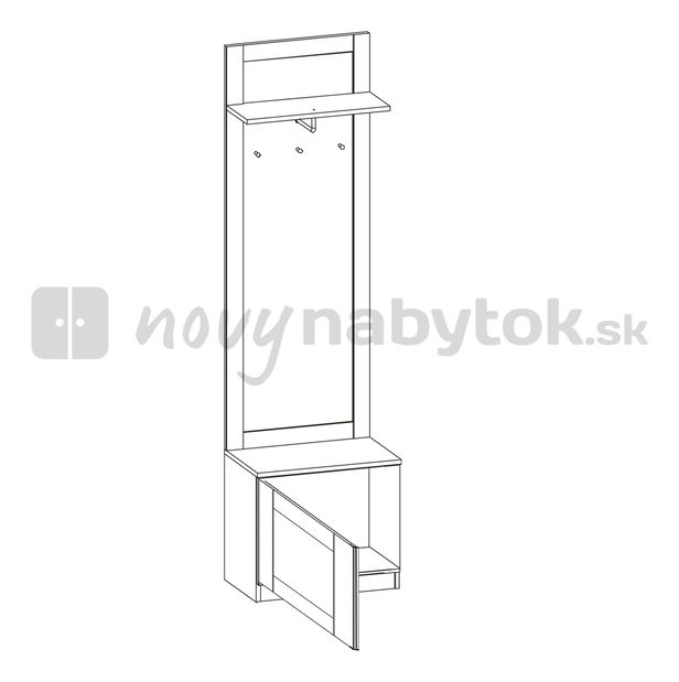 Botník s vešiakom Boss BS 13