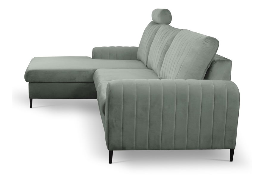 Rohová sedacia súprava Monique (sivá) (L)