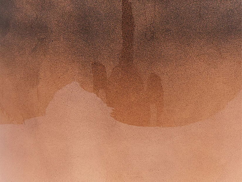 Príručný stolík Flavia (zlatohnedá + čierna)