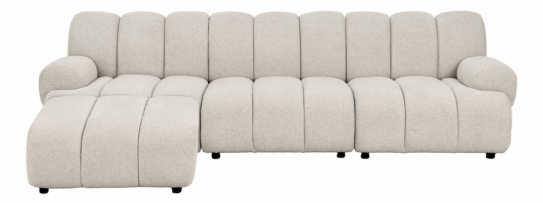 Modulárna rohová sedačka (L) Tessalia 3P (piesková)