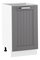 Donji kuhinjski ormarić Janne Typ 54 (tamnosiva + bijela)