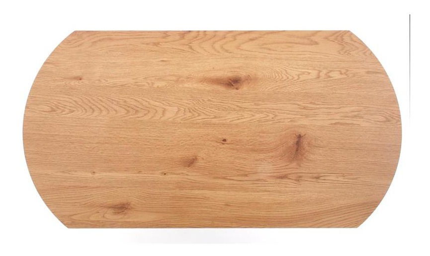 Konferenčný stolík Jackie (dub zlatý + čierna)