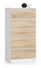 Komód Kalista V (fehér + szonoma tölgy)