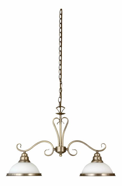 Aplică de perete Elisett 2757 (bronz + alb)