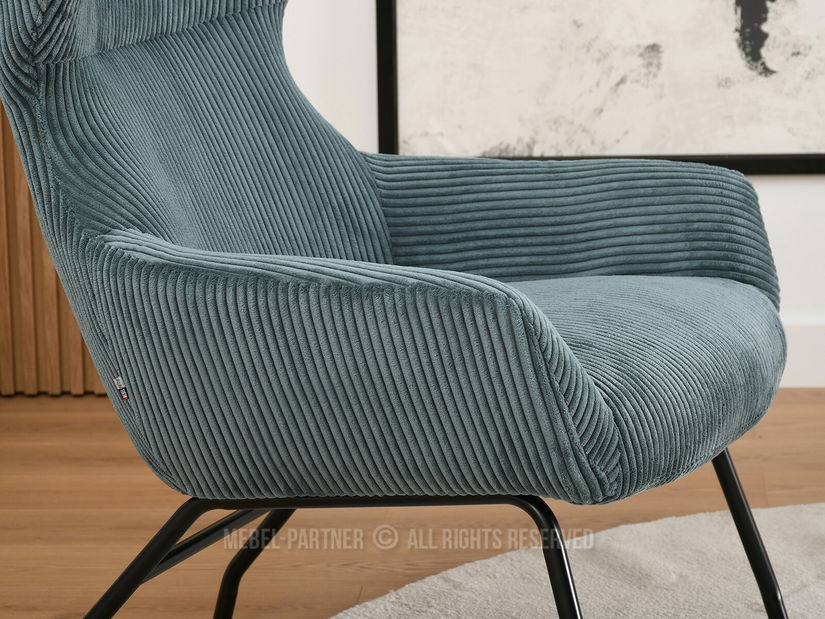 Fotelja Condor (tirkizna + crna)