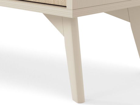 Comodă Maranot KSZD106 (bej nisipiu + os de pește scandinav) 