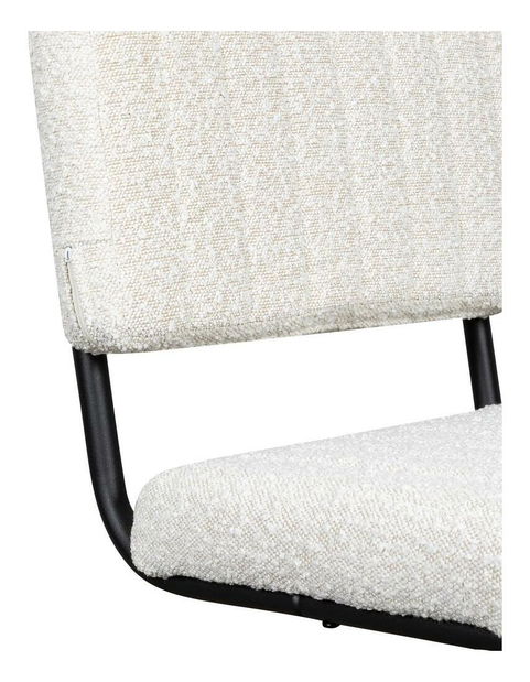 Jedálenská stolička Starsky (biela + čierna)