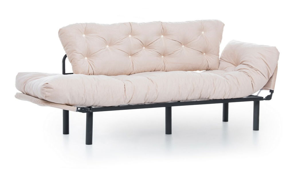 Canapea trei locuri Nitty (crem)