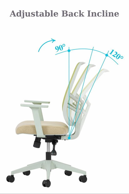 Kancelárska stolička Letto (zelená)