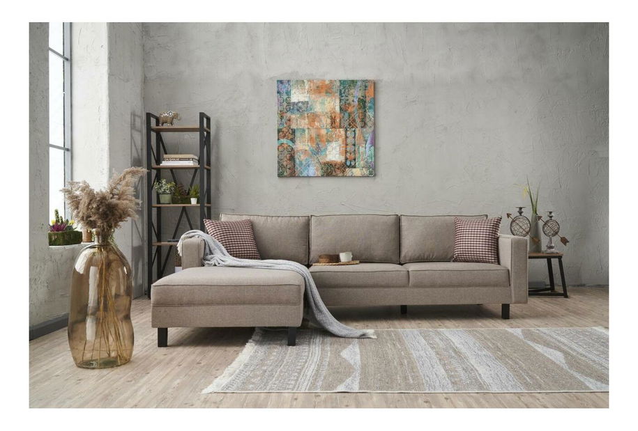 Sarokkanapé Kalen 1 (B) (krém)