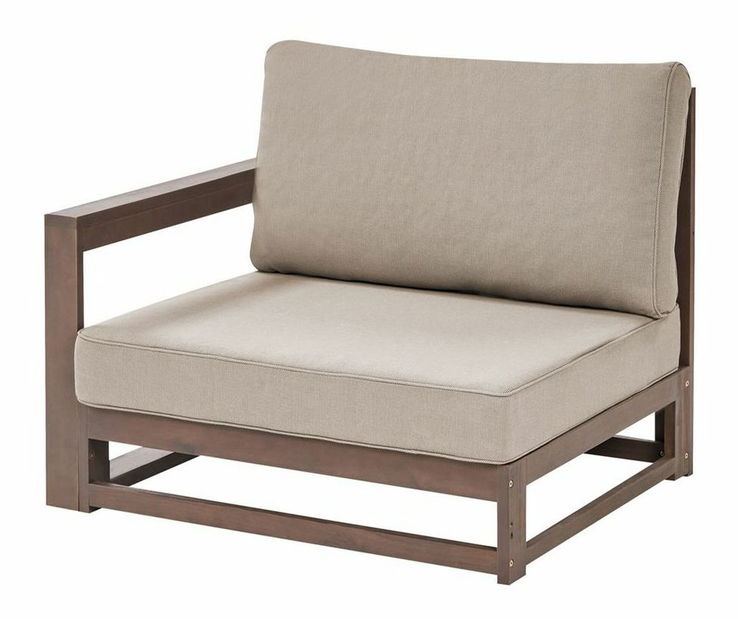 Set mobilier de grădină Timza (lemn maro închis)