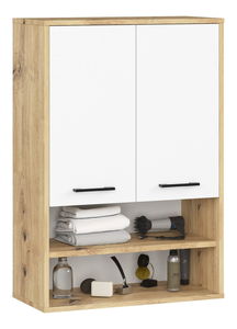 Dulap de baie suspendat Farid TYP 7 (Stejar artisan + Alb)