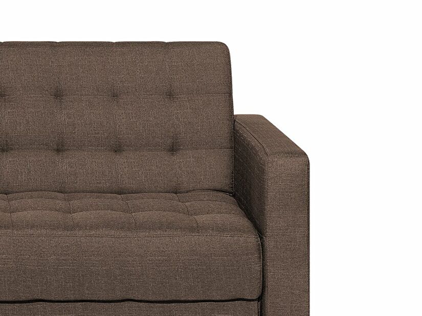 Sofa trosjed ABERLADY (tekstil) (tamno smeđa)