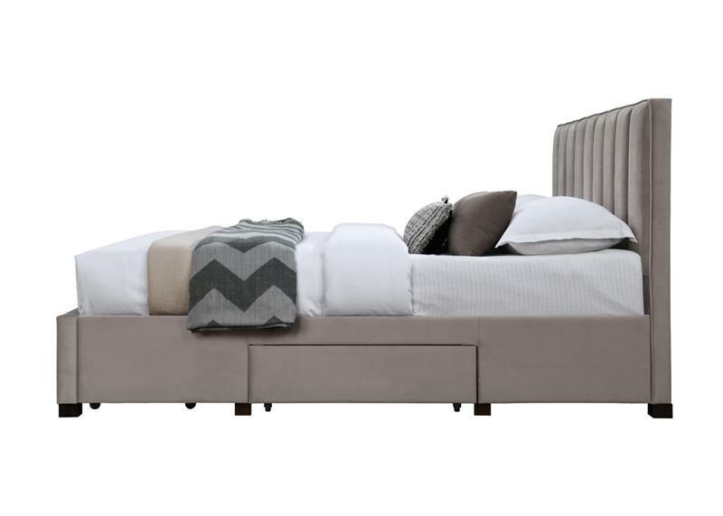 Manželská posteľ 160 cm Glen 160 (so zásuvkami) (béžová)