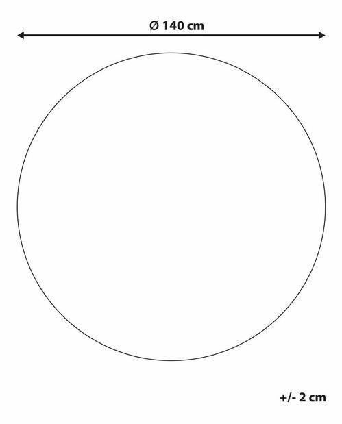 Covor ⌀ 140 cm Hotiv (natural)