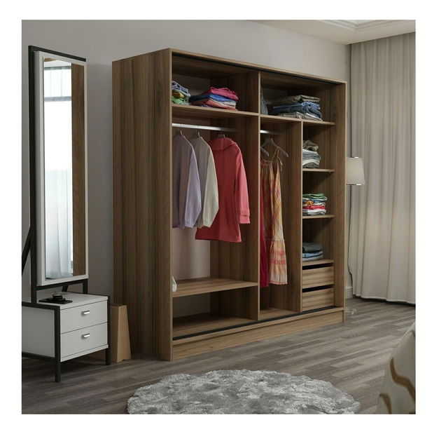 Dulap de haine Kalia 7166 (Auriu)