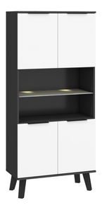 Raft Shela SVN-10 (negru + alb lucios)