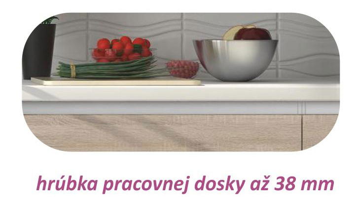 Dulap inferior de bucătărie sub chiuvetă Lilouse D 80 zl *vânzare stoc