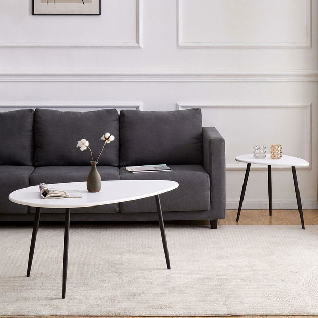 Stolić za kavu Atribuyeron (bijela)