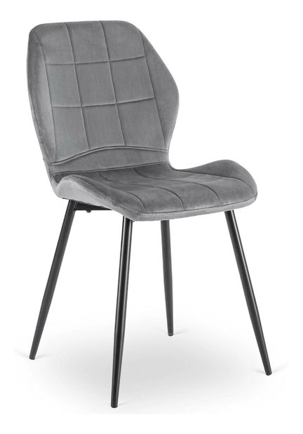 Blagovaonska stolica Inolvidable (siva + crna) 