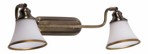 Lampă de perete/tavan/ aplică Grando 6546 (bronz + alb)