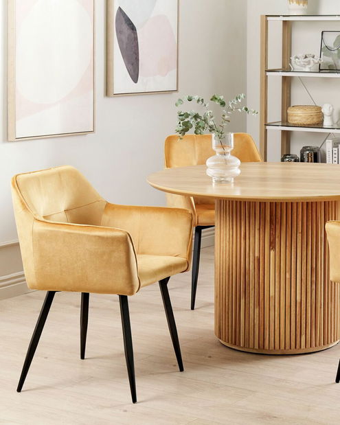 Set 2 ks jedálenských stoličiek Jasminka (žltá)