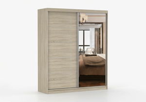 Dulap de haine Beyla 03 (stejar sonoma + stejar sonoma)