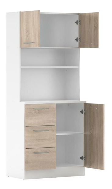 Kuhinjski kutak Lester NEW (bijela + hrast sonoma)