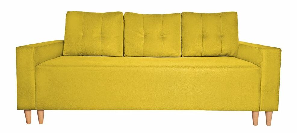 Pohovka trojsedačka Scavid (žltá)