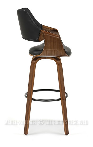 Scaun bar Rolenzono H75 (negru)