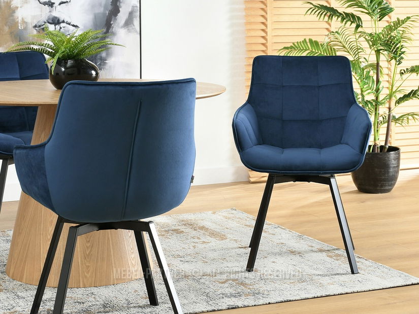 Szék Aranbura (tengerkék + fekete)