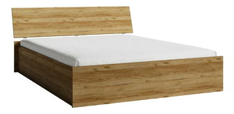 Pat matrimonial 140x200 cm Peldon P07 (stejar catania) (cu sp. depozitare)